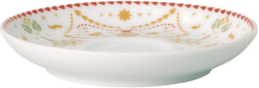 Hutschenreuther Christmas Love Espressounderkop 12,1 cm, Hvid