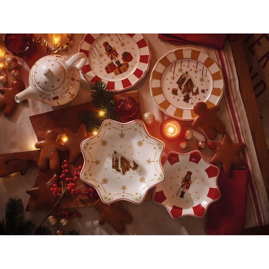 Hutschenreuther Christmas Love Serveringsfad �25,3 cm, Hvid