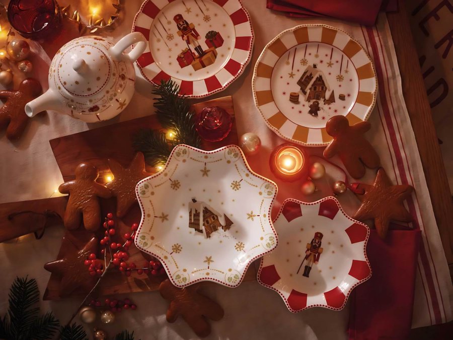 Hutschenreuther Christmas Love Serveringsfad �25,3 cm, Hvid