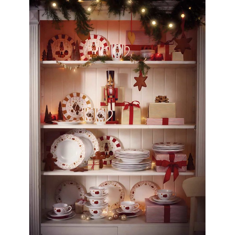 Hutschenreuther Christmas Love Kaffes�t 18 Dele, Hvid
