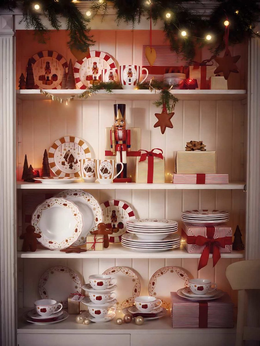 Hutschenreuther Christmas Love Kaffes�t 18 Dele, Hvid