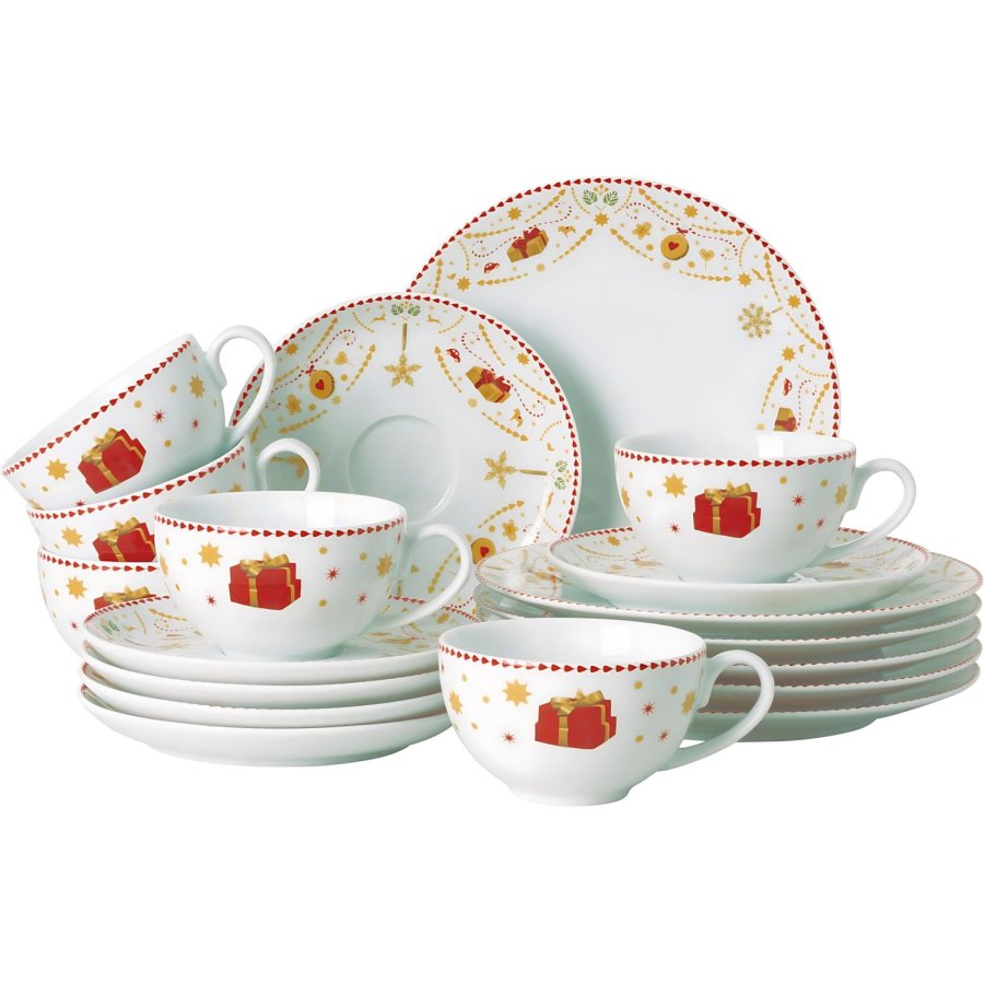 Hutschenreuther Christmas Love Kaffes�t 18 Dele, Hvid