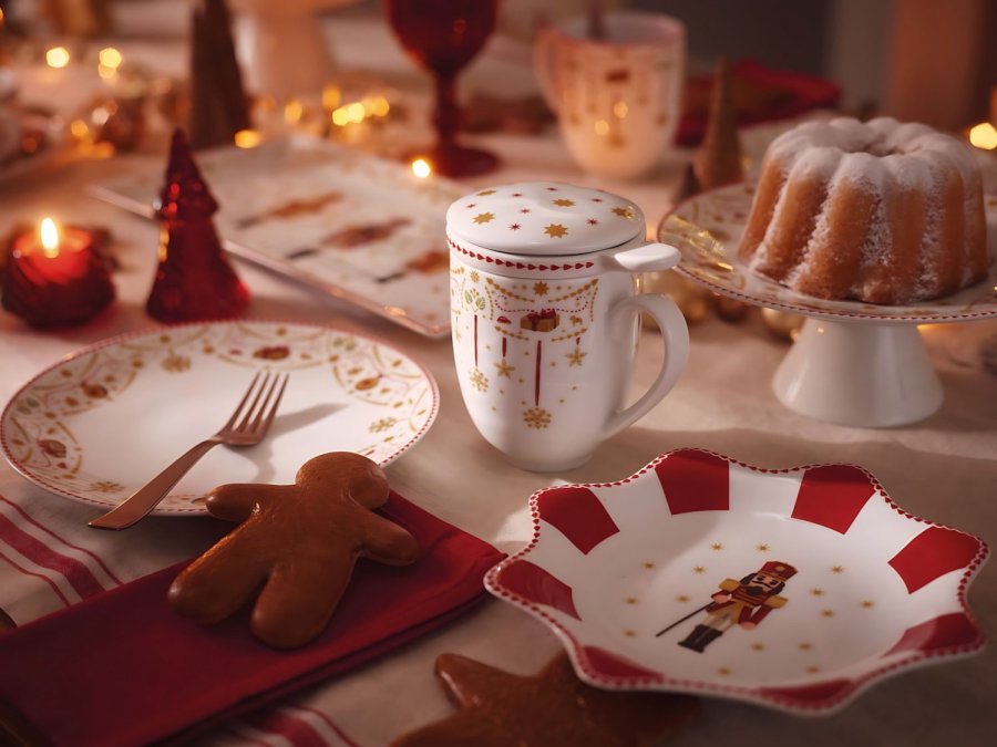 Hutschenreuther Christmas Love Tekop S�t 3 Dele 40 cl, Hvid