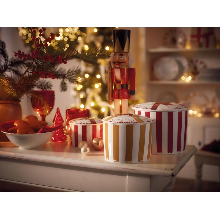 Hutschenreuther Christmas Love Opbevaringskrukke H9,8 cm, Beige