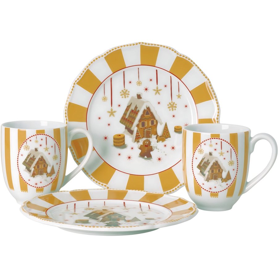 Hutschenreuther Christmas Love Services�t 4 Dele, Beige