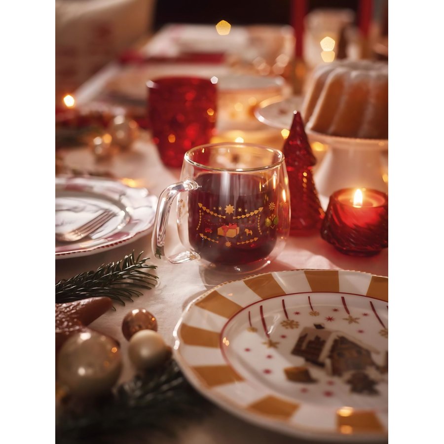 Hutschenreuther Christmas Love Dobbeltv�gget Krus 2 stk. 37 cl