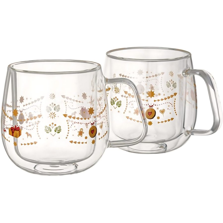 Hutschenreuther Christmas Love Dobbeltv�gget Krus 2 stk. 37 cl
