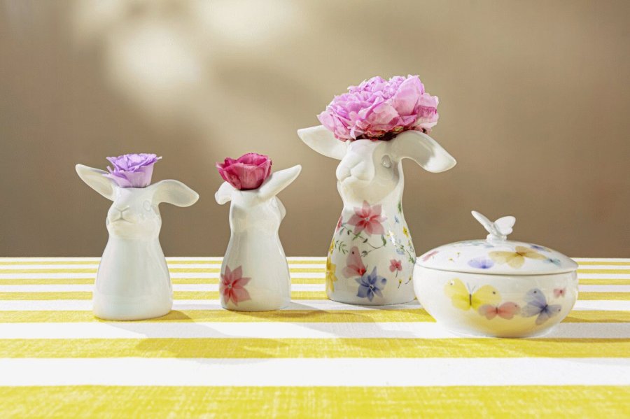 Hutschenreuther Spring Greetings Sk�l m. L�g �12,5 cm, Blomstereng