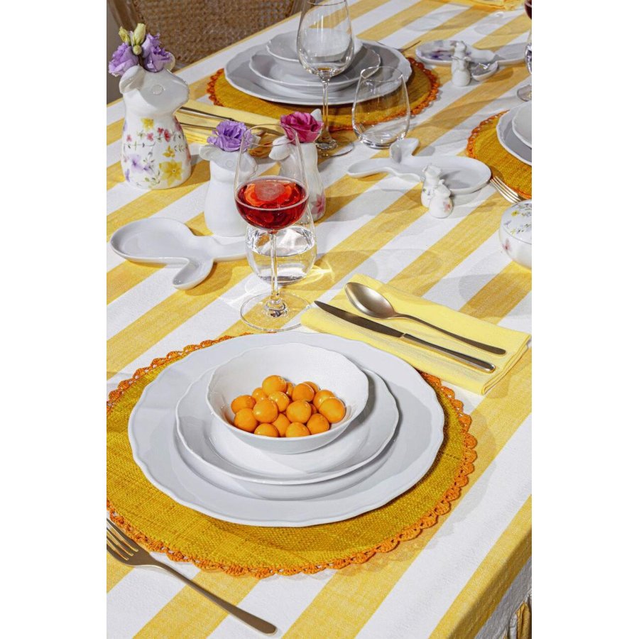 Hutschenreuther Spring Greetings Fad Kanin 14x19 cm, Hvid