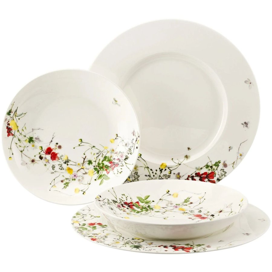 Rosenthal Brillance Tallerkenst 4 Dele, Fleurs Sauvages