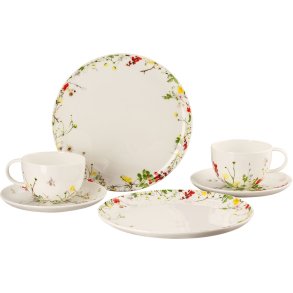 Rosenthal Brillance Tischservice-Set Combi 6er Set, Fleurs Sauvages
