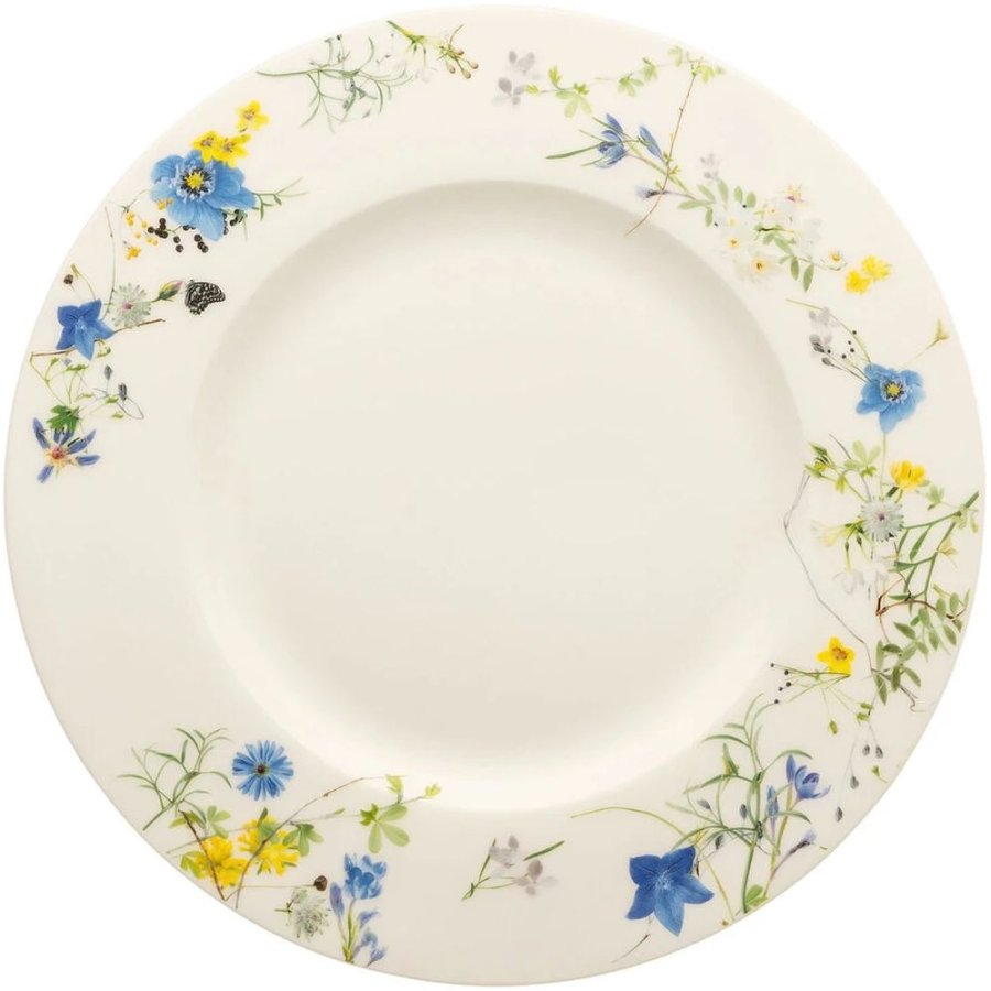 Rosenthal Brillance Teller 23,3 cm, Blumen der Alpen
