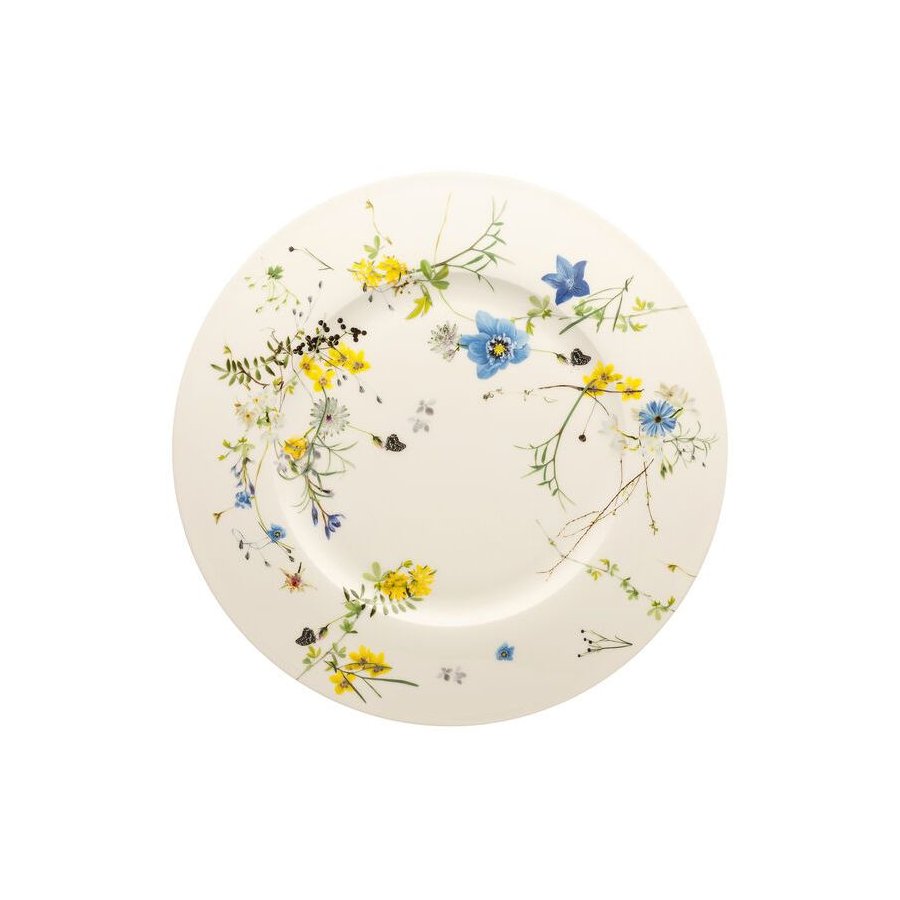 Rosenthal Brillance Servierplatte 33,2 cm, Blumen der Alpen