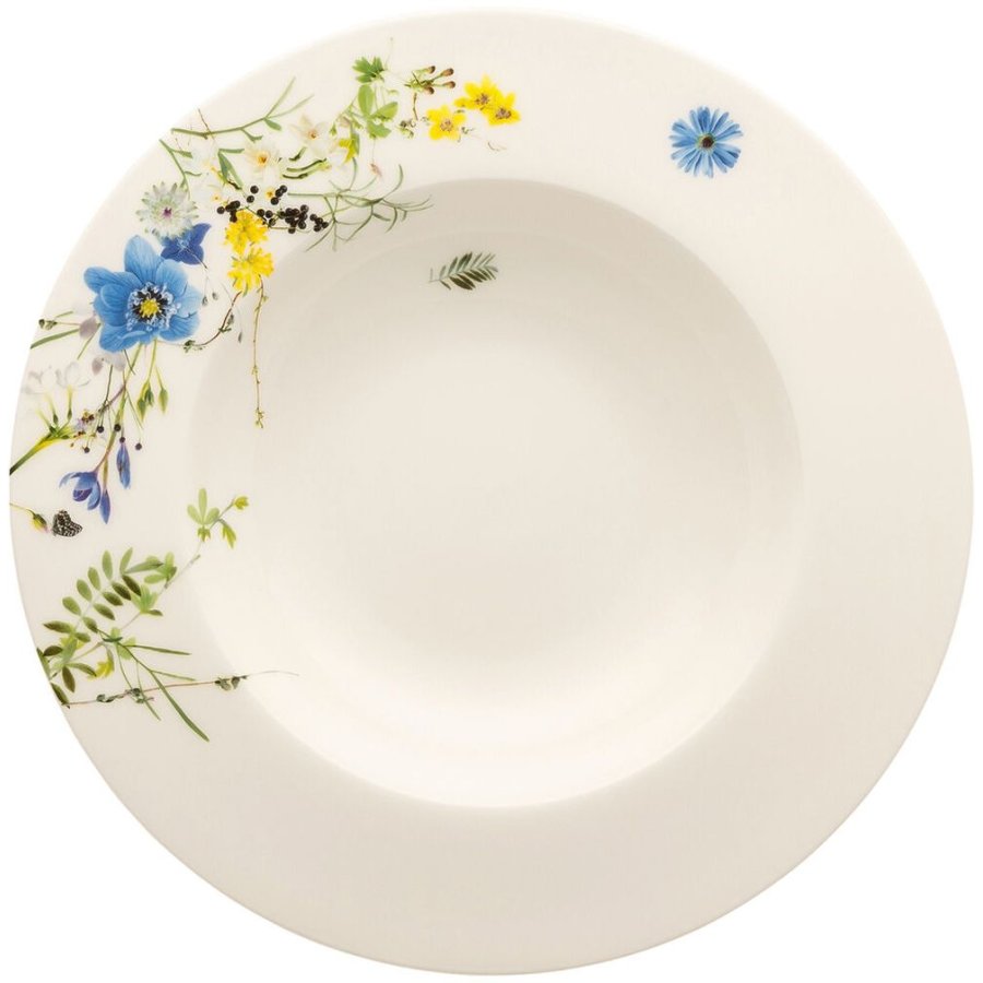 Rosenthal Brillance Suppenteller 23 cm, Blumen der Alpen