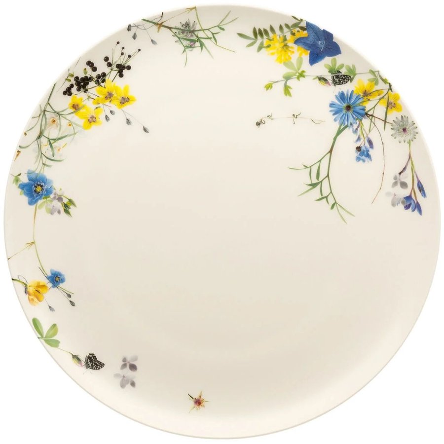 Rosenthal Brillance Teller 27,2 cm, Blumen der Alpen