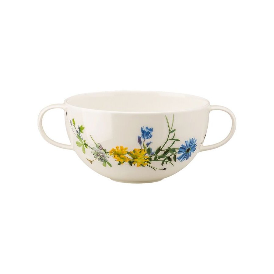 Rosenthal Brillance Suppenschssel mit Handhaben 370 ml, Blumen der Alpen