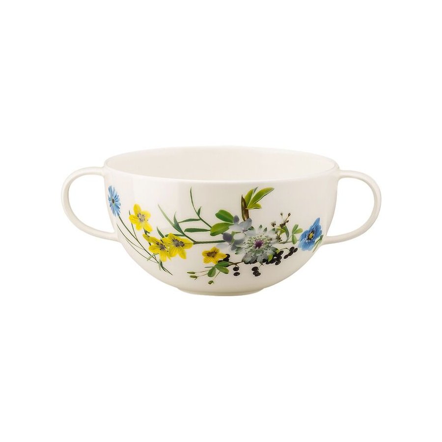 Rosenthal Brillance Suppenschssel mit Handhaben 370 ml, Blumen der Alpen