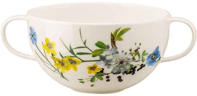 Rosenthal Brillance Suppenschssel mit Handhaben 370 ml, Blumen der Alpen