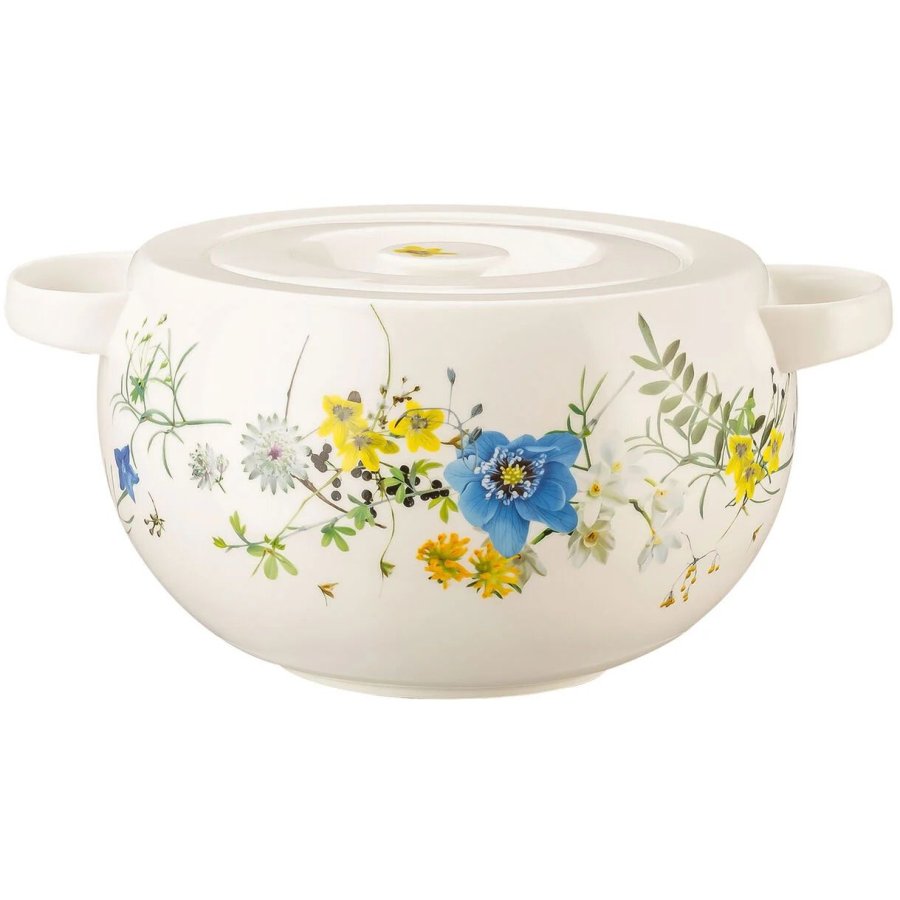 Rosenthal Brillance Salatschssel mit Deckel 29,2 cm, Blumen der Alpen