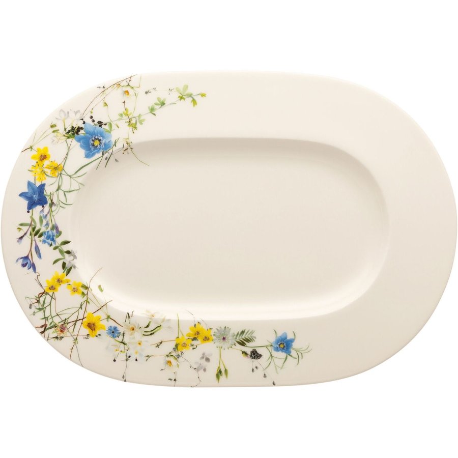 Rosenthal Brillance Servierplatte 34 cm, Blumen der Alpen