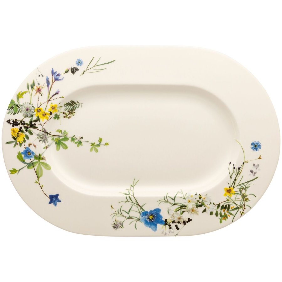 Rosenthal Brillance Servierplatte 41 cm, Blumen der Alpen