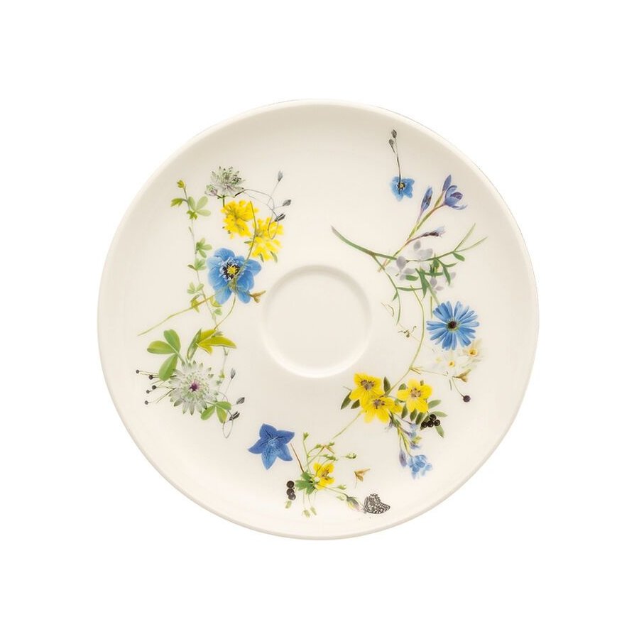 Rosenthal Brillance Untertasse 14,5 cm, Blumen der Alpen