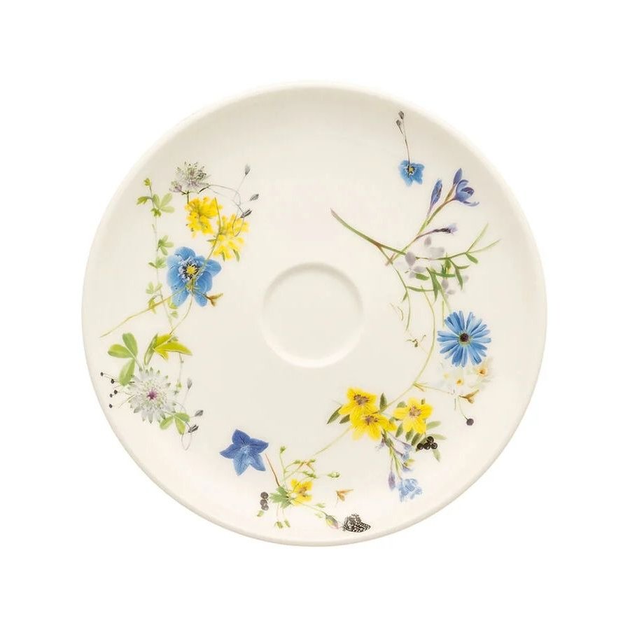 Rosenthal Brillance Untertasse 15,5 cm, Blumen der Alpen