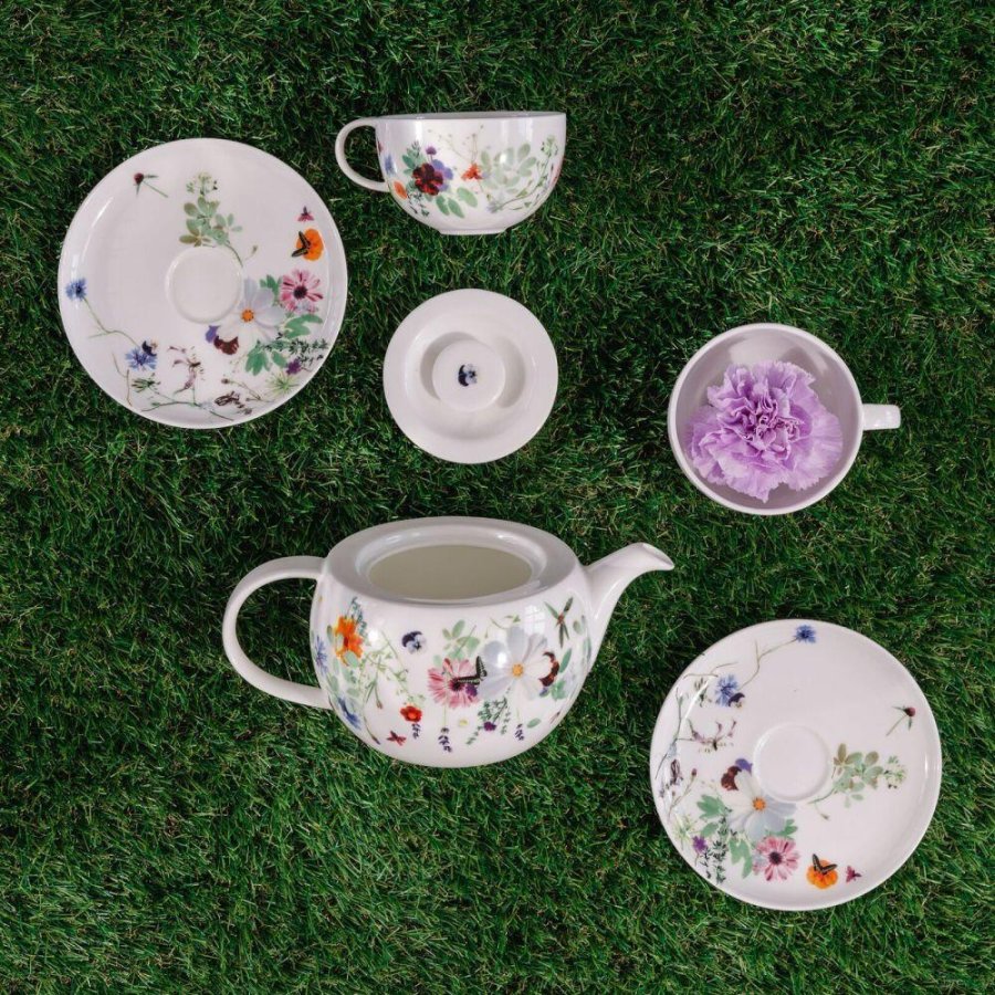 Rosenthal Brillance Teekannen-Set 5er Set 0,8 L, Grand Air