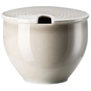 Rosenthal Junto Zuckerdose 9,5 cm, Perlgrau
