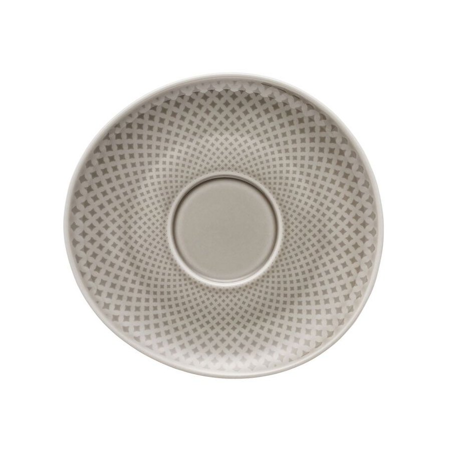 Rosenthal Junto Untertasse 15 cm, Perlgrau