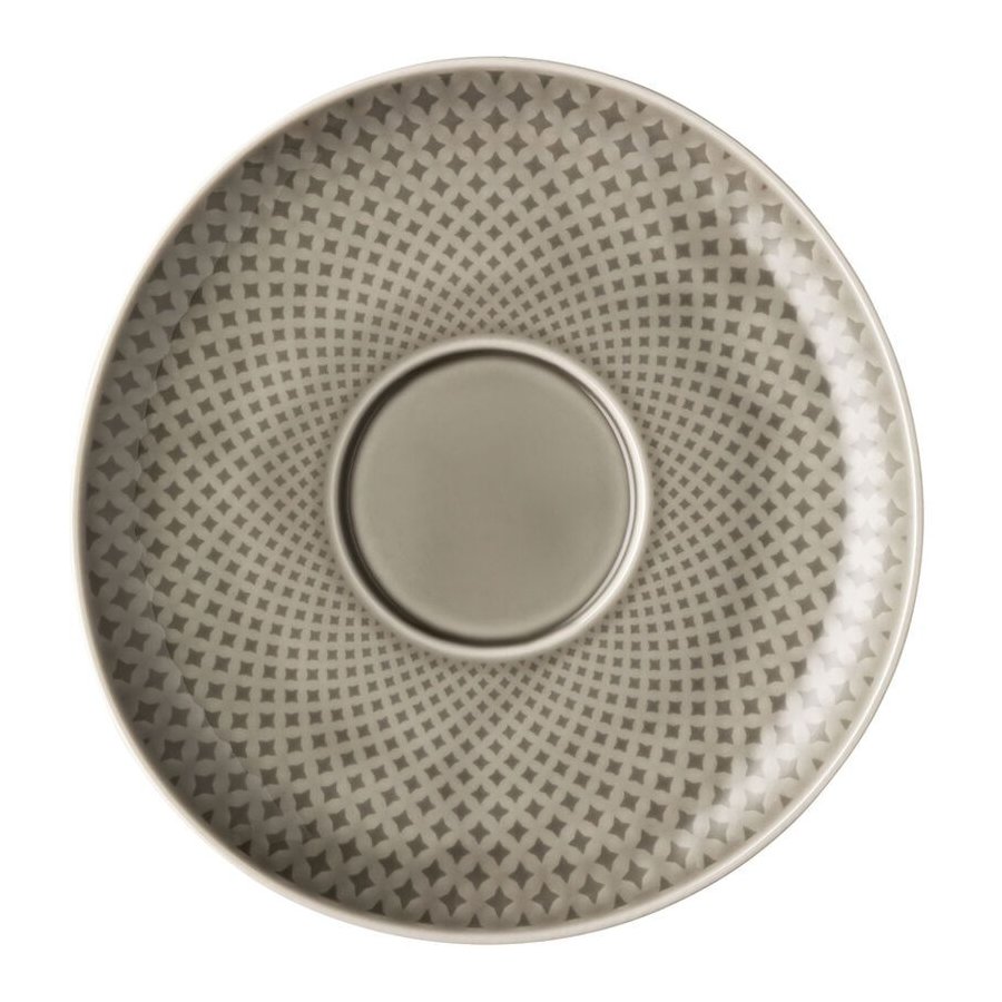 Rosenthal Junto Untertasse 17,9 cm, Perlgrau