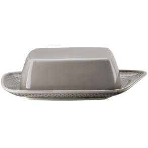 Rosenthal Junto Butterdose 21 cm, Perlgrau