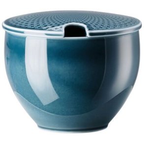 Rosenthal Junto Zuckerdose 9,5 cm, Ozeanblau