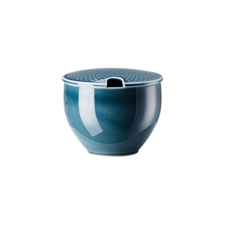 Rosenthal Junto Zuckerdose 9,5 cm, Ozeanblau