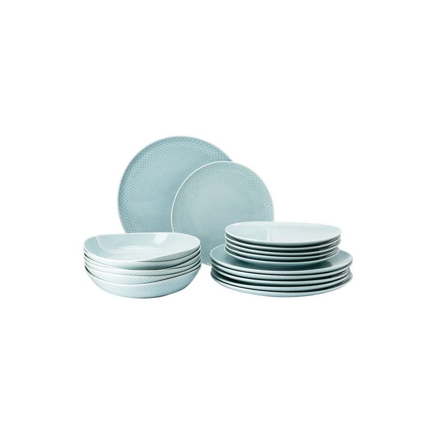 Rosenthal Junto Tischservice-Set 18er Set, Opalgrn
