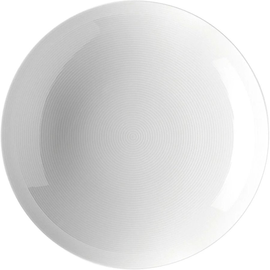 Thomas Loft Dyb Tallerken 24 cm, Hvid