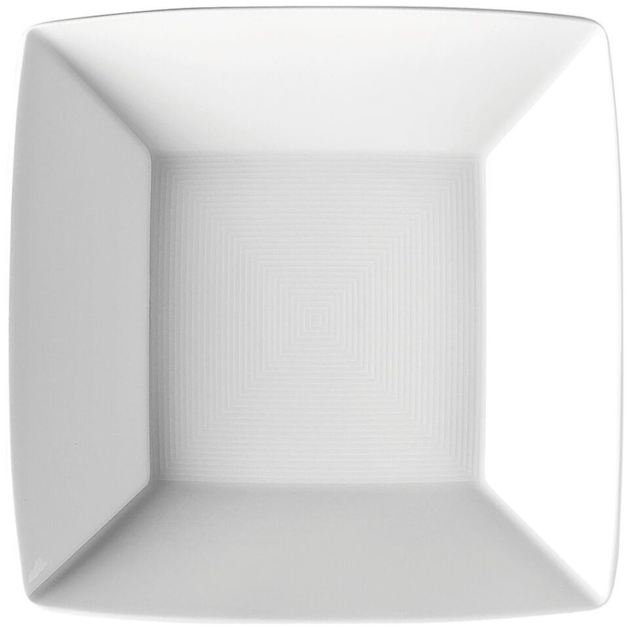 Thomas Loft Dyb Tallerken 22,2x22,2 cm, Hvid