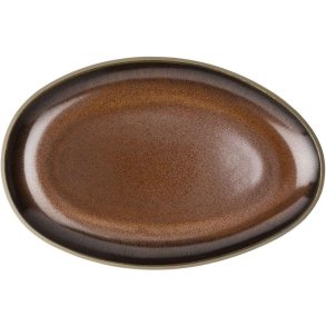 Rosenthal Junto Servierplatte 25x16,5 cm, Bronze
