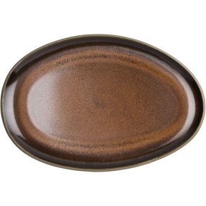 Rosenthal Junto Servierplatte 28,5x19,5 cm, Bronze