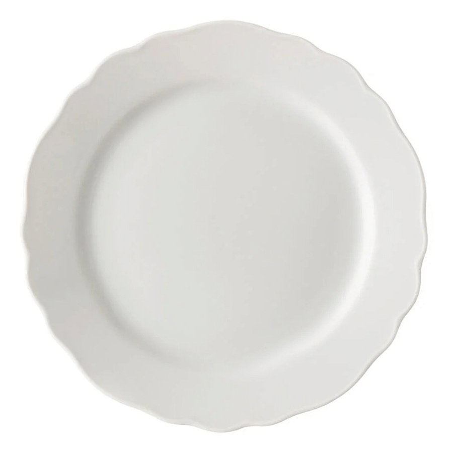 Hutschenreuther Maria Theresia Tallerken 18,7 cm, Hvid