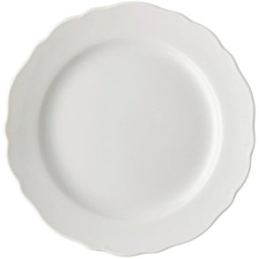 Hutschenreuther Maria Theresia Tallerken 24,5 cm, Hvid