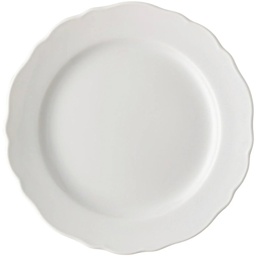 Hutschenreuther Maria Theresia Tallerken 24,5 cm, Hvid