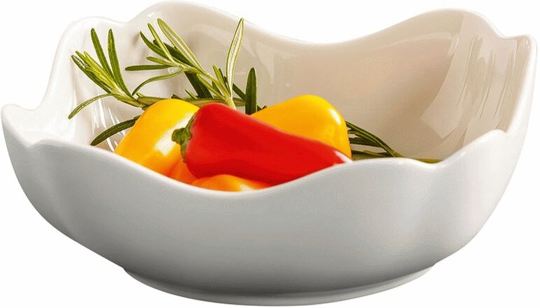 Hutschenreuther Maria Theresia Sk�l �18,3 cm, Hvid