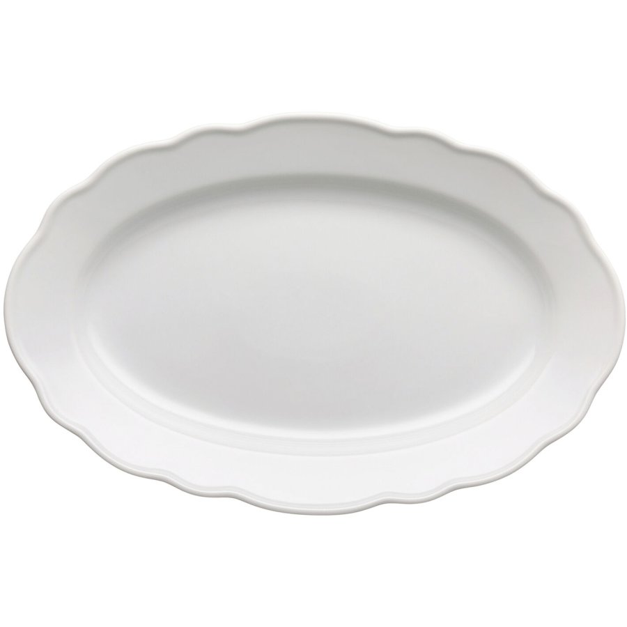 Hutschenreuther Maria Theresia Fad 25,2x38,8 cm, Hvid