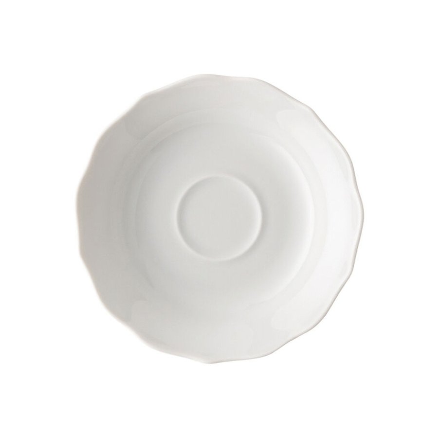 Hutschenreuther Maria Theresia Underkop 14 cm, Hvid