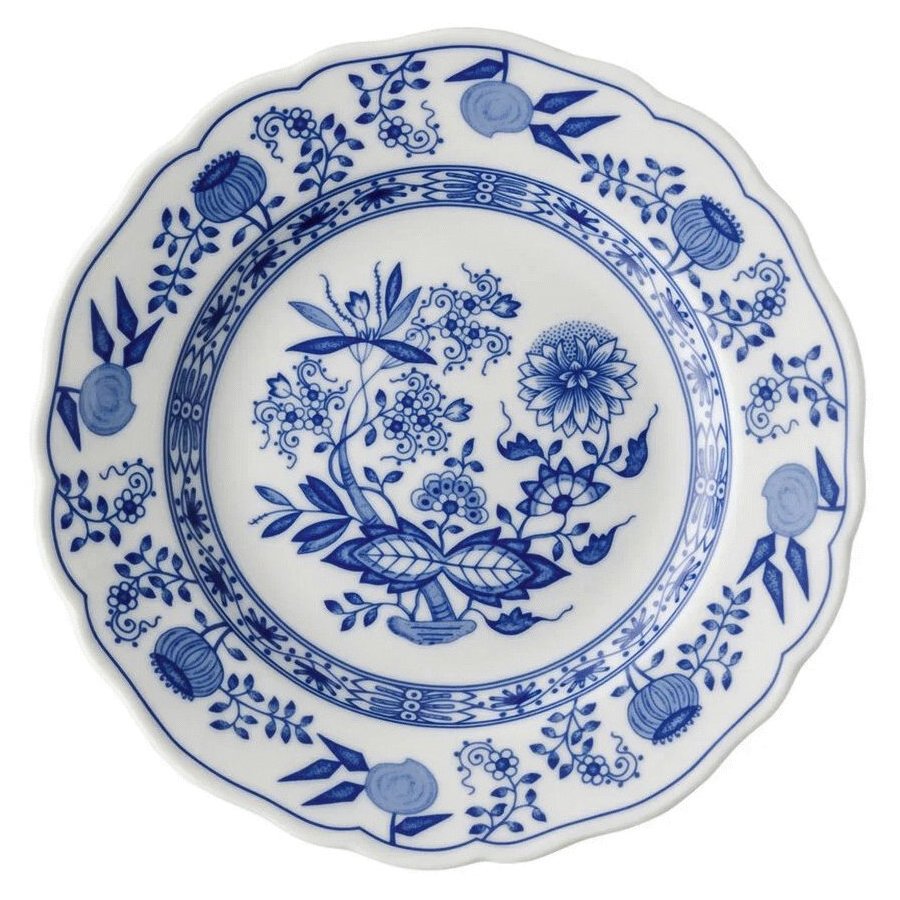 Hutschenreuther Blau Zwiebelmuster Tallerken 19,7 cm, Bl�