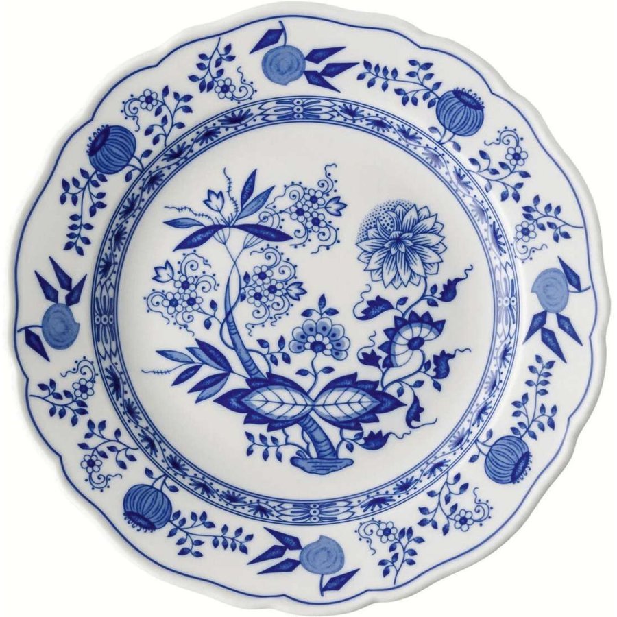 Hutschenreuther Blau Zwiebelmuster Tallerken 24,5 cm, Bl�