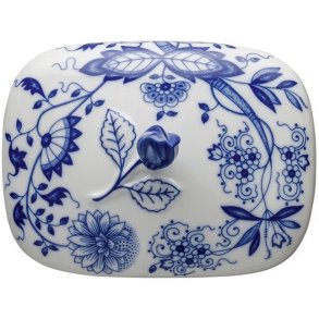 Hutschenreuther Blau Zwiebelmuster L�g til Sm�rboks 15 cm, Bl�
