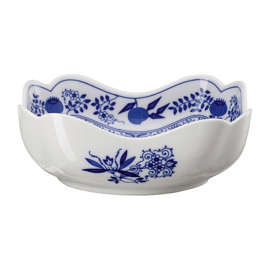 Hutschenreuther Blau Zwiebelmuster Sk�l 18,3x18,3 cm, Bl�