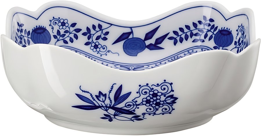 Hutschenreuther Blau Zwiebelmuster Sk�l 18,3x18,3 cm, Bl�